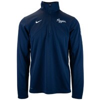 Men's nike aggies u-state navy 1/4 zip pullover